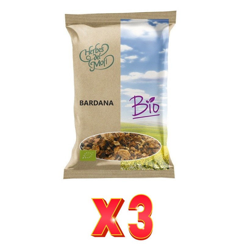 Pack de 3 unidades Herbes Del Moli Bardana Raíz Eco 80G Herbes Del Moli Pack de 3 unidades Herbes Del Moli Bardana Raíz Eco 80G Herbes Del Moli