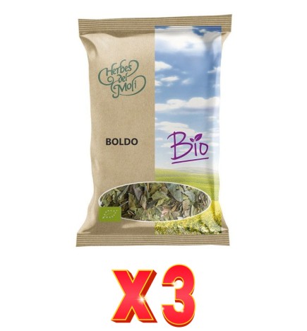 Pack de 3 unidades Herbes Del Moli Boldo Hojas Eco 35G Herbes Del Moli