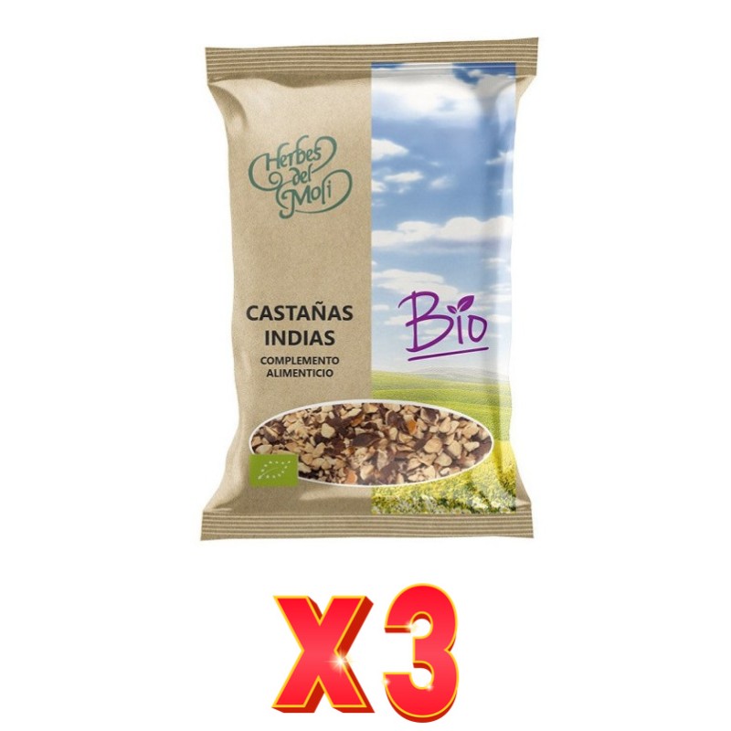 Pack de 3 unidades Herbes Del Moli Cast. Indias Frutos Eco 100G Herbes Del Moli Pack de 3 unidades Herbes Del Moli Cast. Indias Frutos Eco 100G Herbes Del Moli