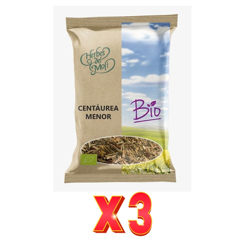 Pack de 3 unidades Herbes Del Moli Centáurea Menor Eco 35G Herbes Del Moli Pack de 3 unidades Herbes Del Moli Centáurea Menor Eco 35G Herbes Del Moli