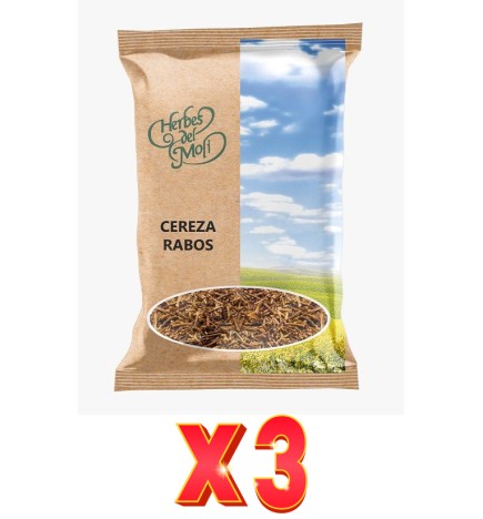 Pack de 3 unidades Herbes Del Moli Cereza Rabos Eco 50G Herbes Del Moli