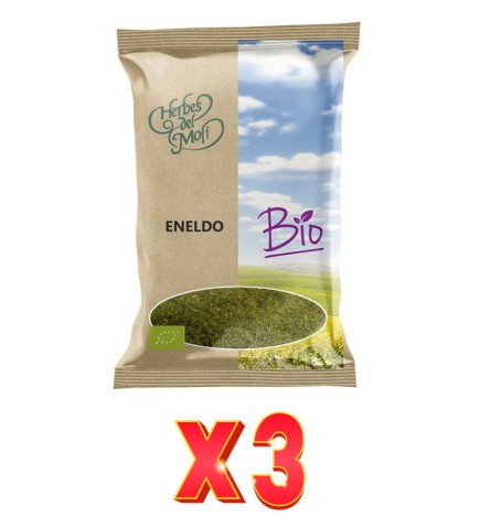 Pack de 3 unidades Herbes Del Moli Eneldo Hojas Eco 30G Herbes Del Moli