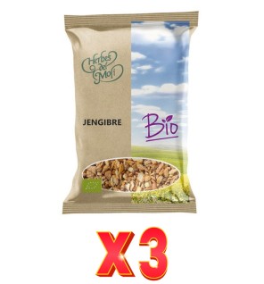 Pack de 3 unidades Herbes Del Moli Jengibre Raíz Eco 70G Herbes Del Moli
