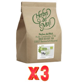 Pack de 3 unidades Herbes Del Moli Nogal Hojas Eco1Kg Herbes Del Moli