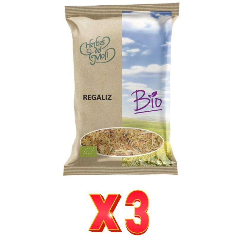 Pack de 3 unidades Herbes Del Moli Regaliz Raíz Eco 90G Herbes Del Moli Pack de 3 unidades Herbes Del Moli Regaliz Raíz Eco 90G Herbes Del Moli