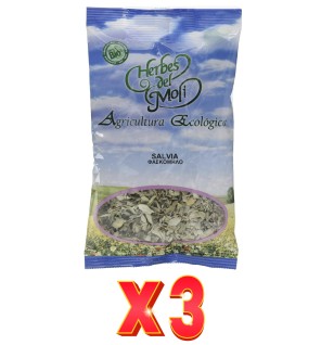 Pack de 3 unidades Herbes Del Moli Salvia Hoja Eco 35G Herbes Del Moli