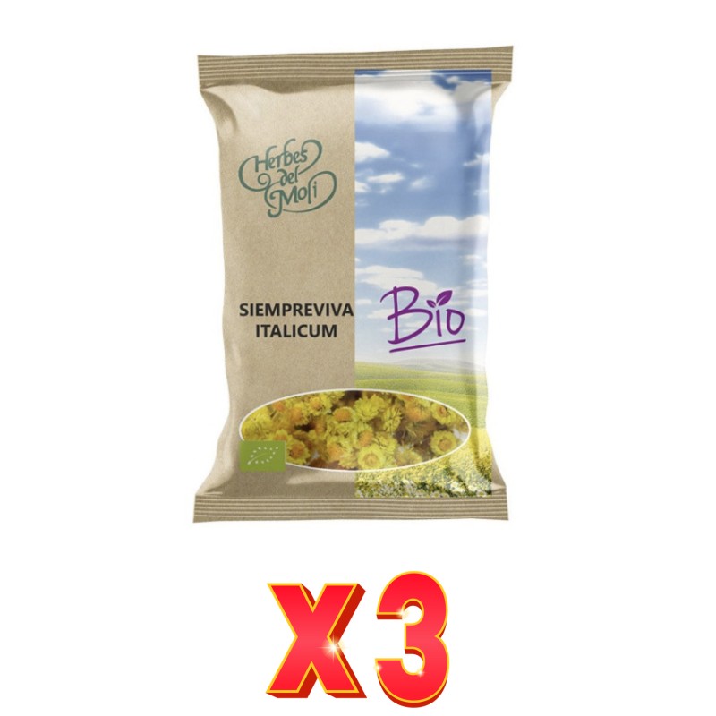 Pack de 3 unidades Herbes Del Moli Siempreviva Flor Eco 15G Herbes Del Moli Pack de 3 unidades Herbes Del Moli Siempreviva Flor Eco 15G Herbes Del Moli