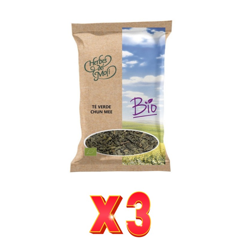 Pack de 3 unidades Herbes Del Moli Té Verde Chun Meeeco 70G Herbes Del Moli Pack de 3 unidades Herbes Del Moli Té Verde Chun Meeeco 70G Herbes Del Moli