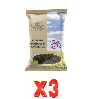 Pack de 3 unidades Herbes Del Moli Té Verde Gunpowder Eco 70G Herbes Del Moli