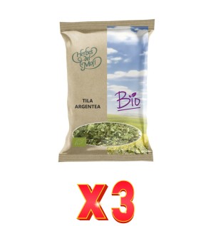 Pack de 3 unidades Herbes Del Moli Tila, Flor/Hojas Arg Eco 25G Herbes Del Moli