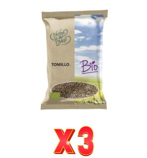 Pack de 3 unidades Herbes Del Moli Tomillo, Flor Y Hoja Eco 50G Herbes Del Moli