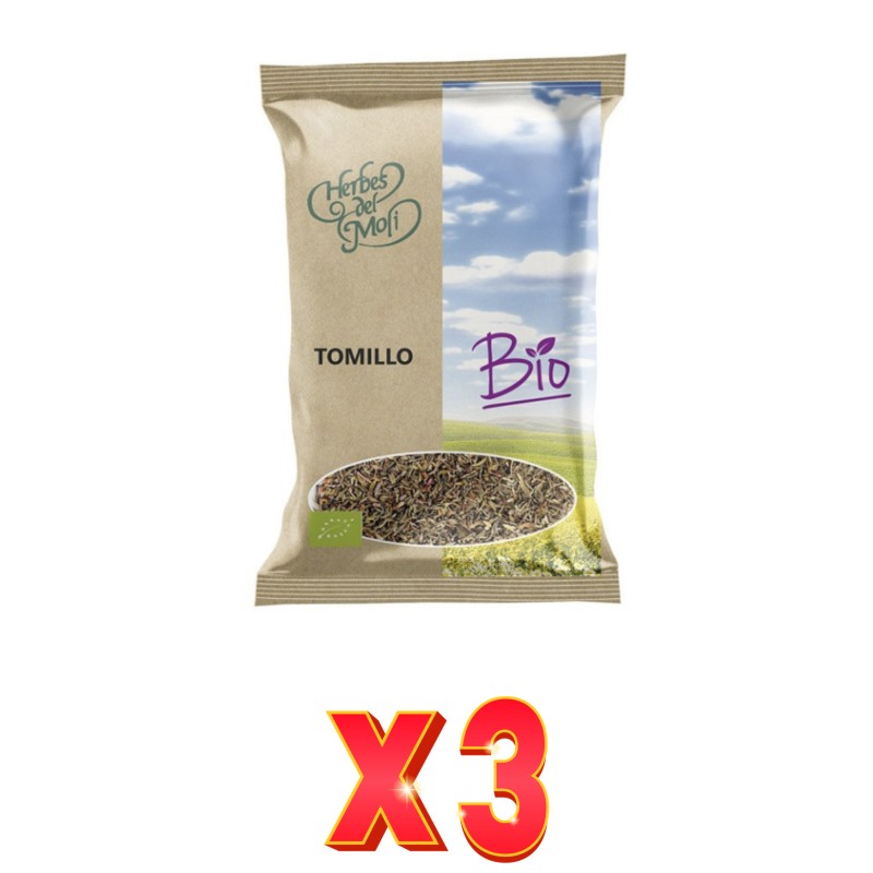 Pack de 3 unidades Herbes Del Moli Tomillo, Flor Y Hoja Eco 50G Herbes Del Moli Pack de 3 unidades Herbes Del Moli Tomillo, Flor Y Hoja Eco 50G Herbes Del Moli