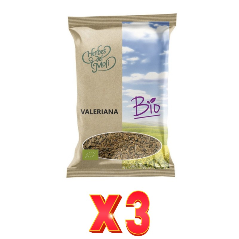 Pack de 3 unidades Herbes Del Moli Valeriana Raíz Eco 80G Herbes Del Moli Pack de 3 unidades Herbes Del Moli Valeriana Raíz Eco 80G Herbes Del Moli