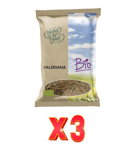 Pack de 3 unidades Herbes Del Moli Valeriana Raíz Eco 80G Herbes Del Moli