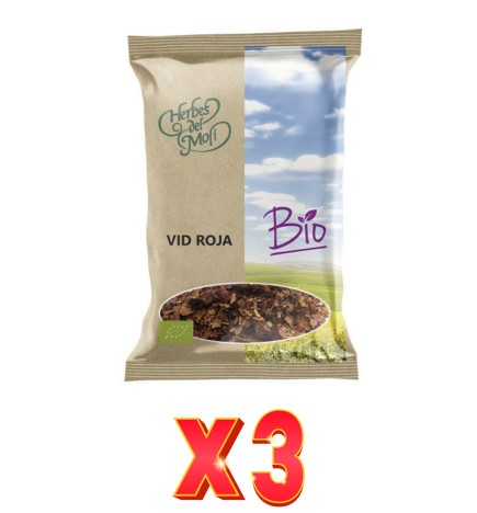 Pack de 3 unidades Herbes Del Moli Vid Roja Hojas Eco 35G Herbes Del Moli
