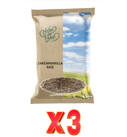 Pack de 3 unidades Herbes Del Moli Zarzaparrilla Raíz 75G Herbes Del Moli