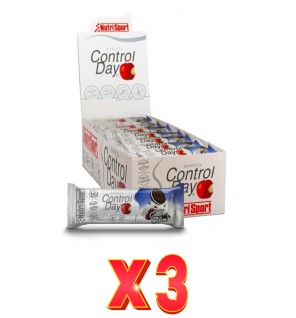 Pack de 3 unidades Nutrisport Barritas Control Cookie 28Ud Nutrisport