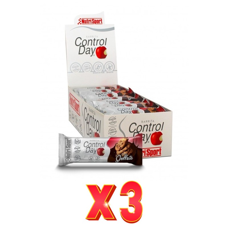 Pack de 3 unidades Nutrisport Barritas Control Galleta 28Uds Nutrisport Pack de 3 unidades Nutrisport Barritas Control Galleta 28Uds Nutrisport