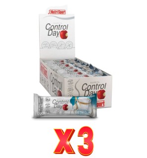 Pack de 3 unidades Nutrisport Barritas Control Yogurt 28Ud Nutrisport