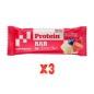 Pack de 3 unidades Nutrisport Barritas Proteicas Choco Blanco Y F Rojos 44Gr24Uds Nutrisport