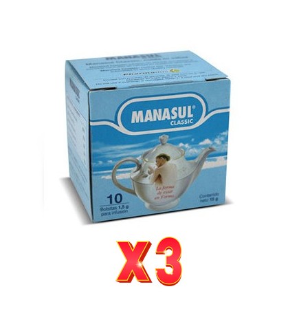 Pack de 3 unidades Manasul Classic 10 Filtros Manasul