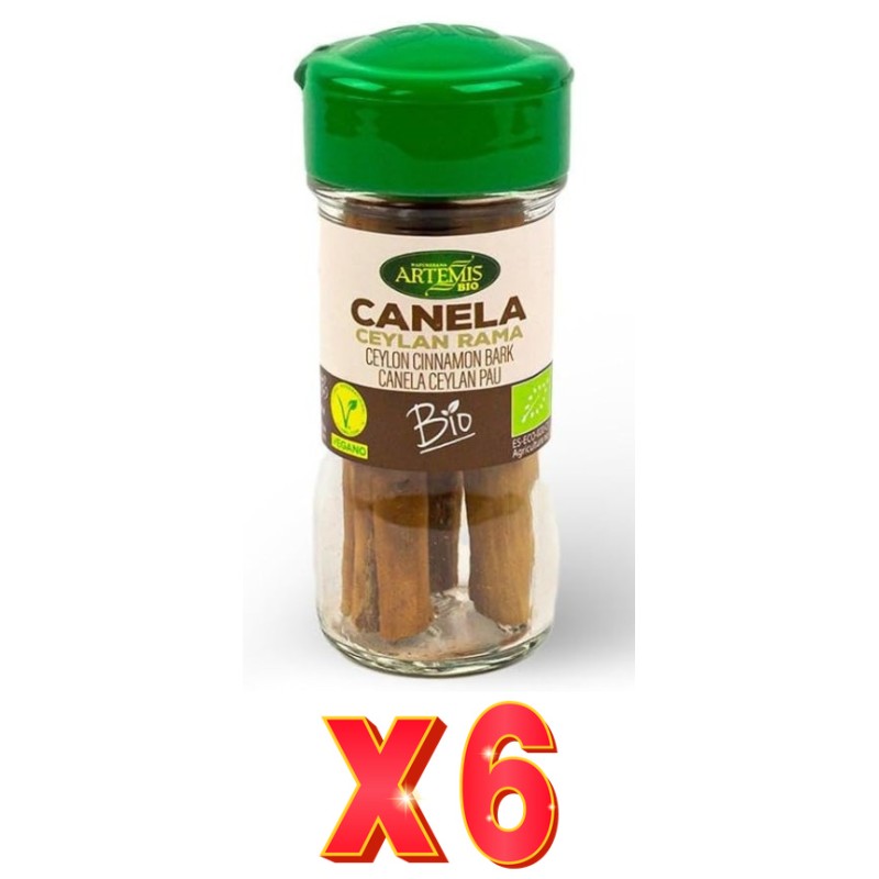 Pack de 6 unidades Artemis Canela Ceylán Rama15 G Especia Artemis Pack de 6 unidades Artemis Canela Ceylán Rama15 G Especia Artemis