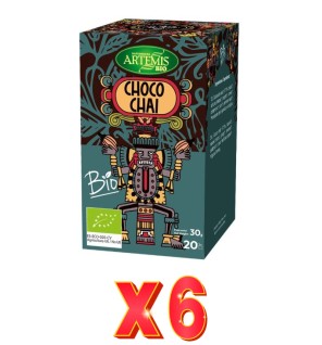 Pack de 6 unidades Artemis Choco Chai 20 Bolsitas Artemis