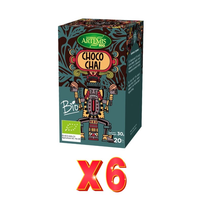 Pack de 6 unidades Artemis Choco Chai 20 Bolsitas Artemis Pack de 6 unidades Artemis Choco Chai 20 Bolsitas Artemis