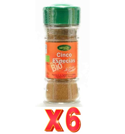 Pack de 6 unidades Artemis Cinco Especias Chinas 30G Especia Artemis