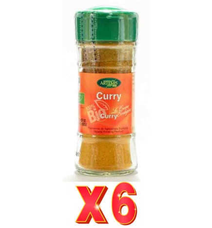 Pack de 6 unidades Artemis Curry 30 G Especia Artemis