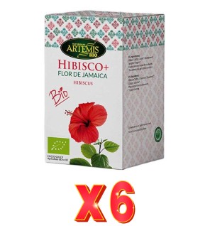 Pack de 6 unidades Artemis Hibisco Plus 20 Bolsitas Artemis