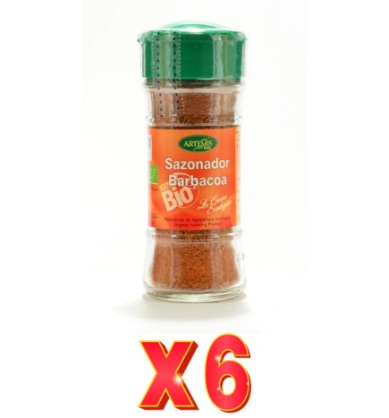 Pack de 6 unidades Artemis Sazonador Barbacoa 45 G Artemis