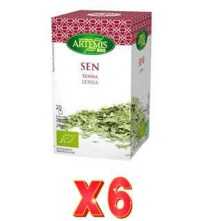 Pack de 6 unidades Artemis Sen 20 Bolsitas Artemis