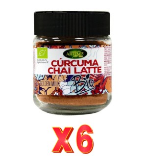 Pack de 6 unidades Artemis Tarro G. Cúr Chai Latte 60 G Artemis