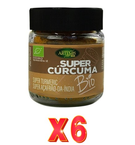 Pack de 6 unidades Artemis Tarro Súper Cúrcuma 80 G Artemis
