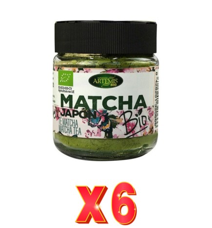 Pack de 6 unidades Artemis Tarro Té Matcha 55 G Artemis