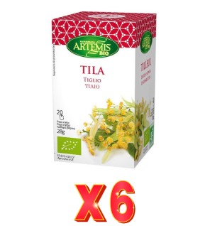 Pack de 6 unidades Artemis Tila 20 Bolsitas Artemis