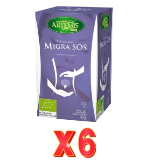 Pack de 6 unidades Artemis Tisana Mujer - Migrañas 20Bol Artemis
