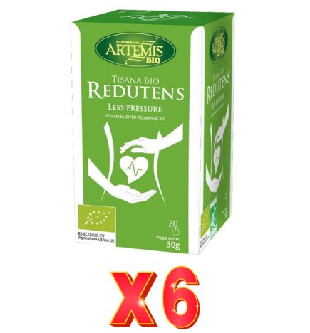 Pack de 6 unidades Artemis Tisana Redutens 20 Bolsitas Artemis
