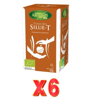 Pack de 6 unidades Artemis Tisana Silue-T 20 Bolsitas Artemis