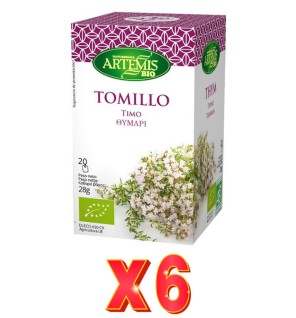 Pack de 6 unidades Artemis Tomillo20 Bolsitas Artemis