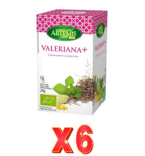Pack de 6 unidades Artemis Valeriana 20 Bolsitas Artemis