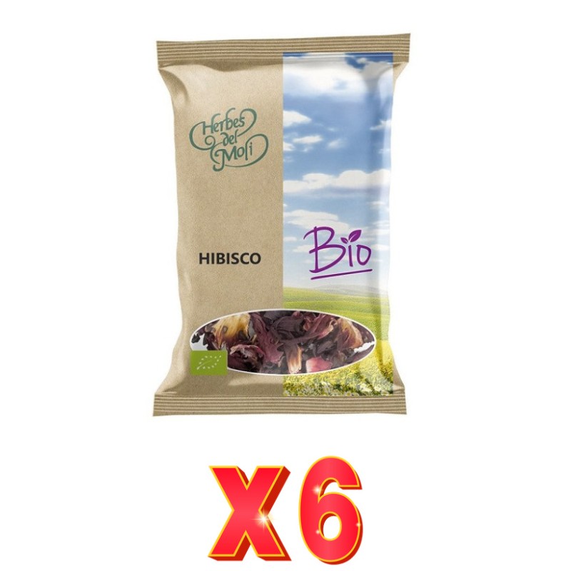 Pack de 6 unidades Herbes Del Moli Hibisco Flores Eco 30G Herbes Del Moli