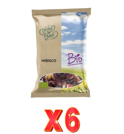 Pack de 6 unidades Herbes Del Moli Hibisco Flores Eco 30G Herbes Del Moli
