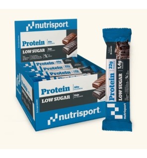 Nutrisport Barrita Low Sugar Chocolate 16Uds Nutrisport