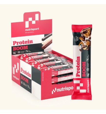 Nutrisport Barrita Protein Boom Choco Peanuts 24Ud Nutrisport