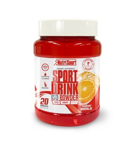 Nutrisport Iso Powder Bidon Naranja 1020Gr Nutrisport