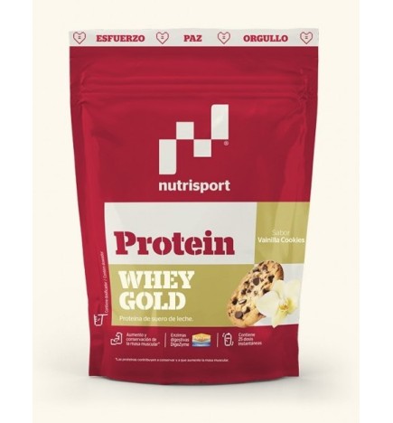 Nutrisport Whey Gold Protein Vainilla Cookie Bolsa 500Gr Nutrisport