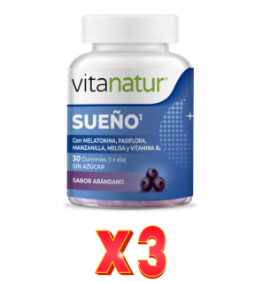 Pack de 3 unidades Vitanatur Gummies Sueño 30Ud Vitanatur