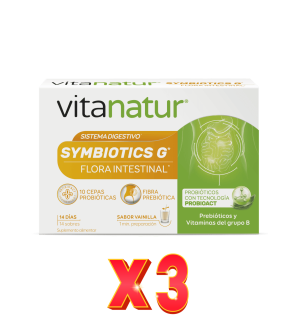 Pack de 3 unidades Vitanatur Simbiotic G Turbo 14 Sobr Vitanatur